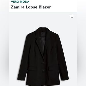 Vera Moda Black Loose Blazer